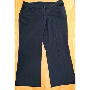 Lane Bryant Black Dress Pants Women's Slacks Size 16P Petite